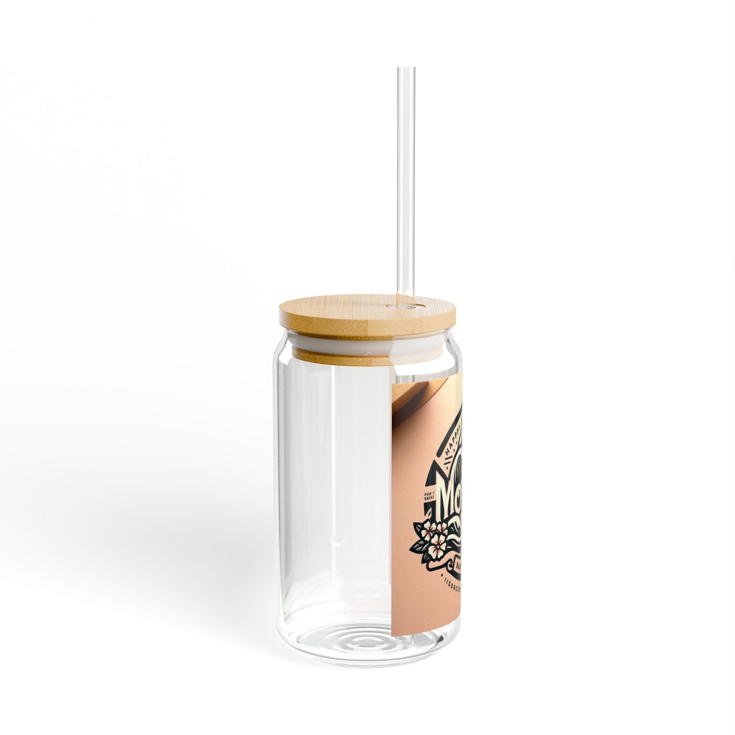 Happy Mother's Day Sipper Glass - 16oz Eco-Friendly Drinkware