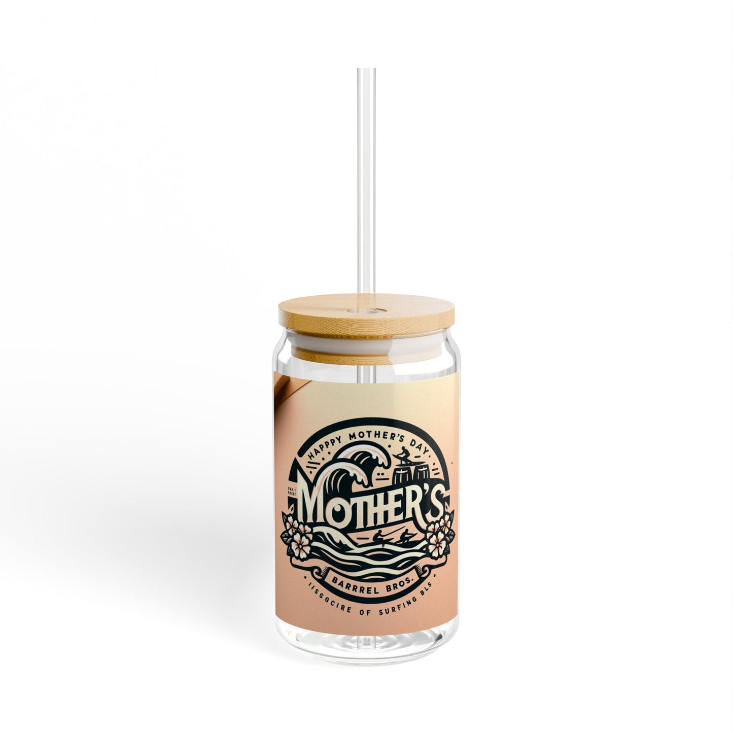 Happy Mother's Day Sipper Glass - 16oz Eco-Friendly Drinkware