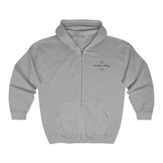 Unisex Full Zip Hooded Sweatshirt