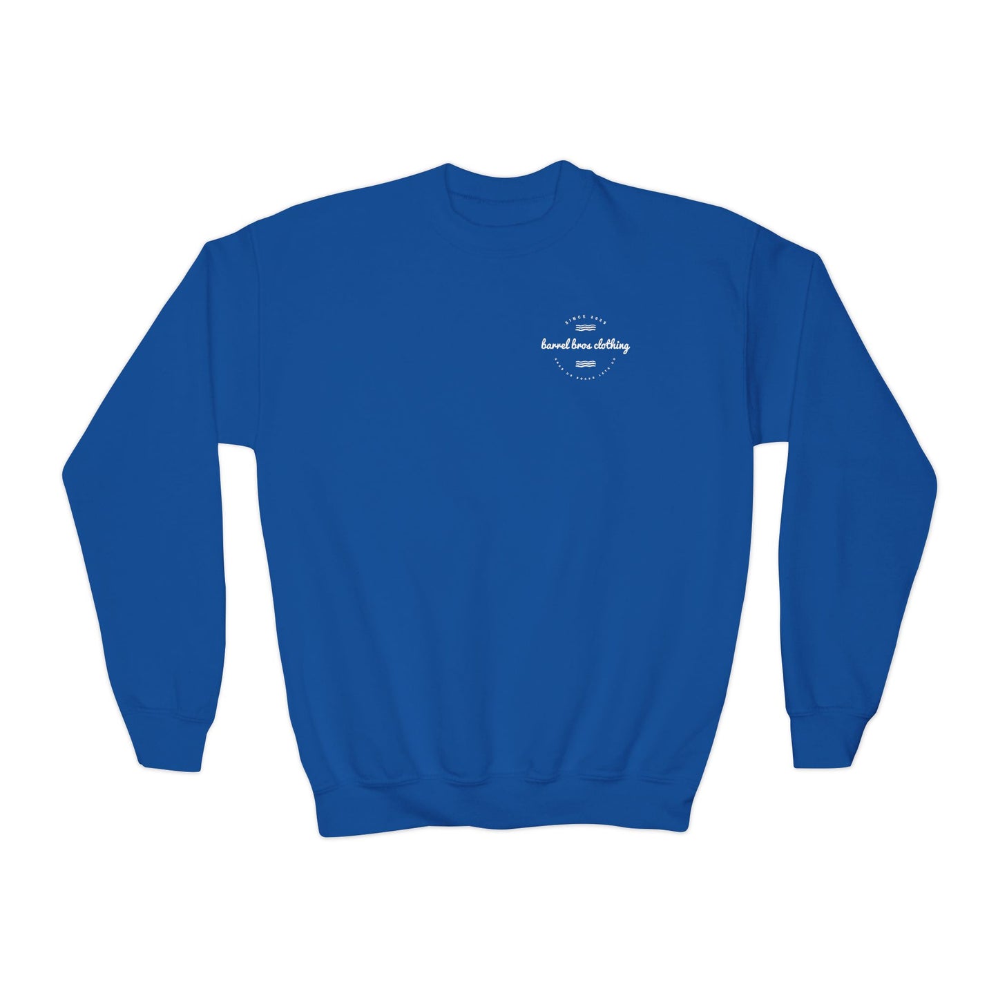 Youth Crewneck Sweatshirt - Barrel Bros Clothing, Casual Comfort for Kids