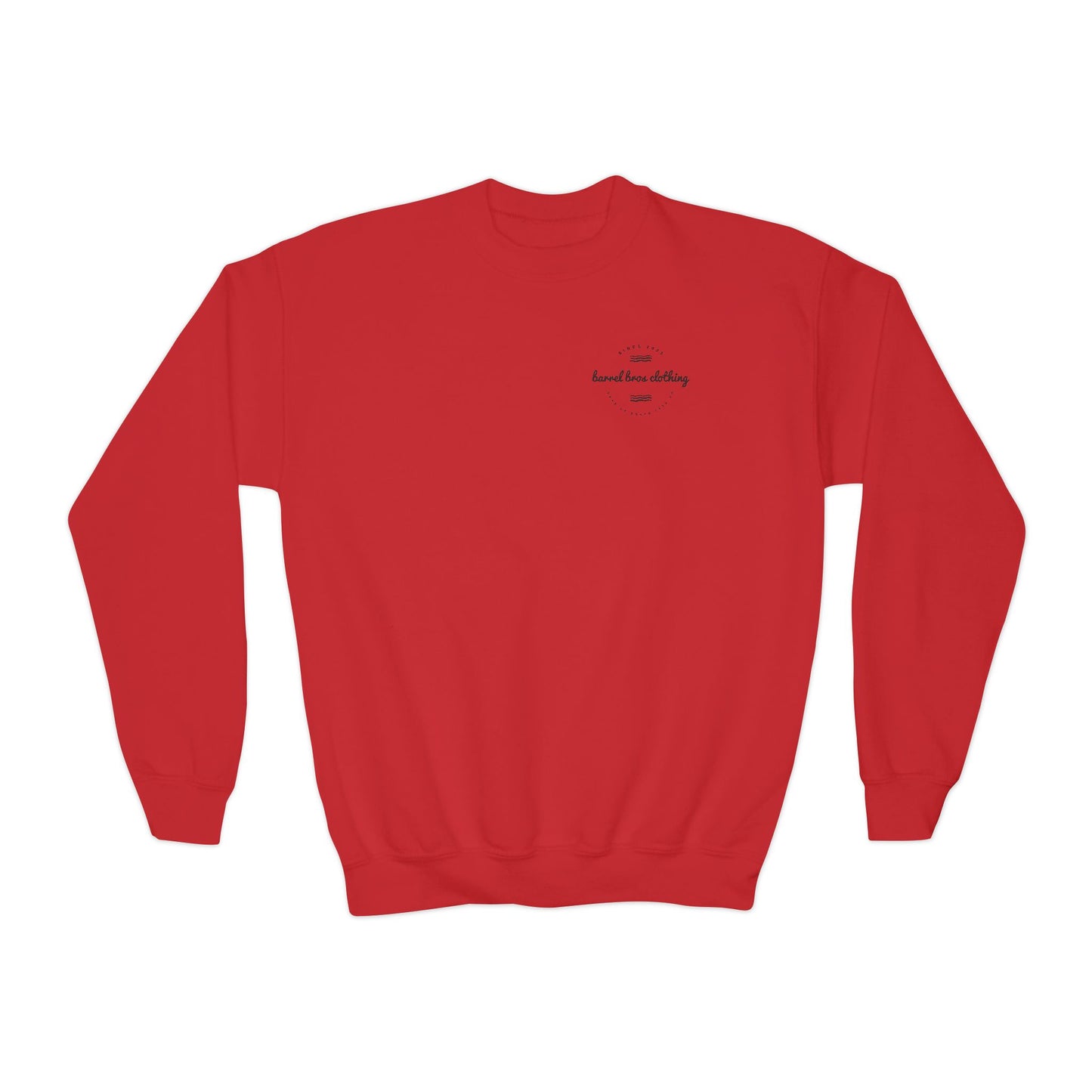 Youth Crewneck Sweatshirt - Barrel Bros Clothing, Casual Comfort for Kids